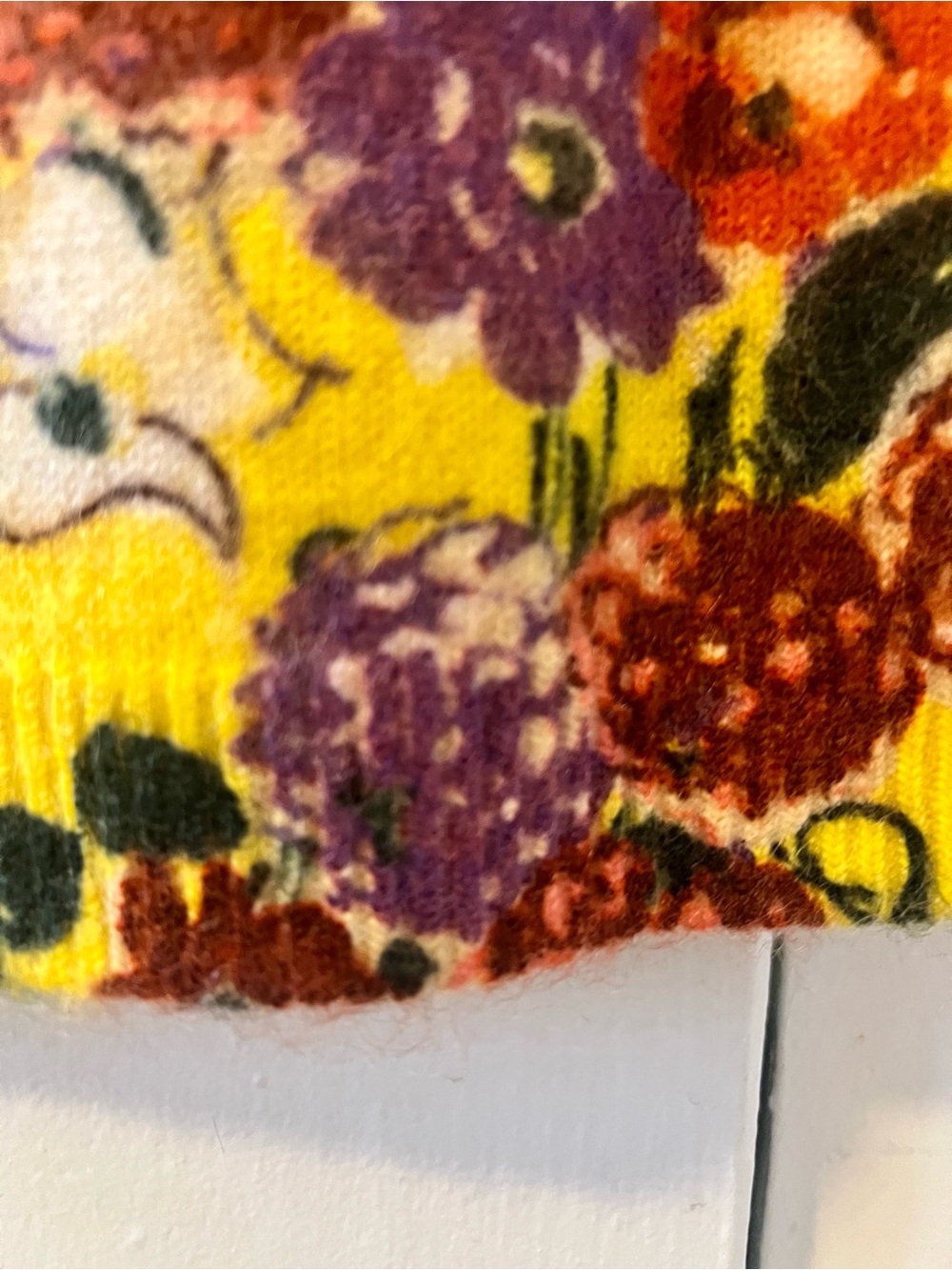 Prada Yellow Floral Pencil Skirt - Picture 12 of 12